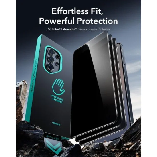 ESR Armorite (UltraFit Tray) Screen Protector Compatible with Samsung S26 Ultra - Privacy